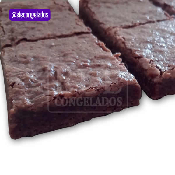 Brownies de chocolate producción