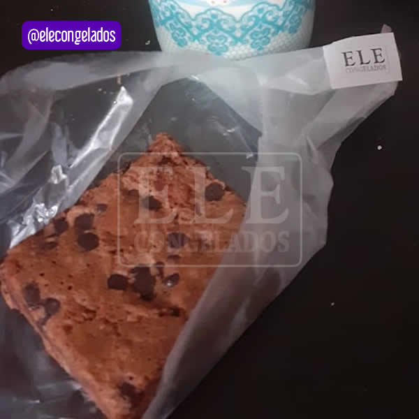 Brownie de chocolate con chips de chocolate