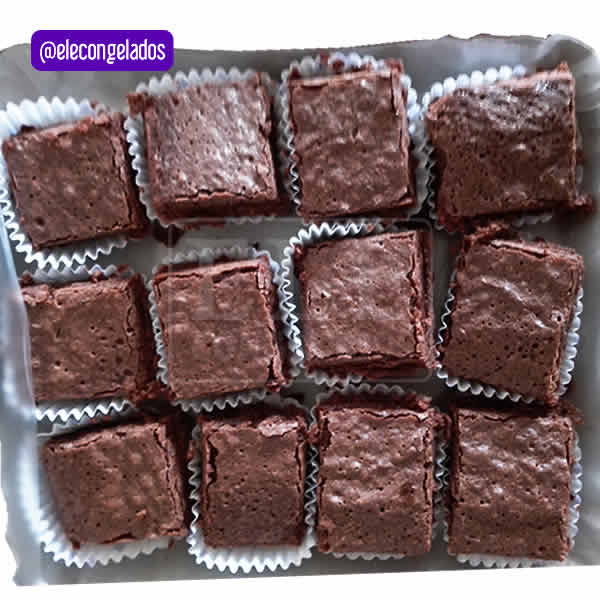 Brownies de chocolate, mesa dulce