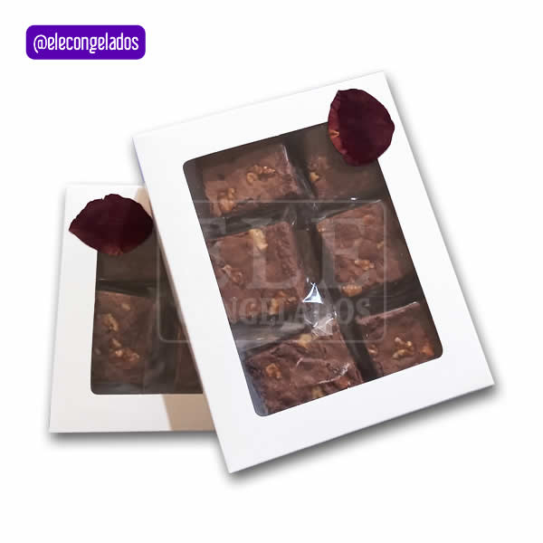 Brownies de chocolate, edición para regalar
