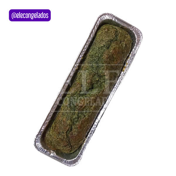 Budín de espinaca