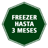 se conserva 3 meses en freezer