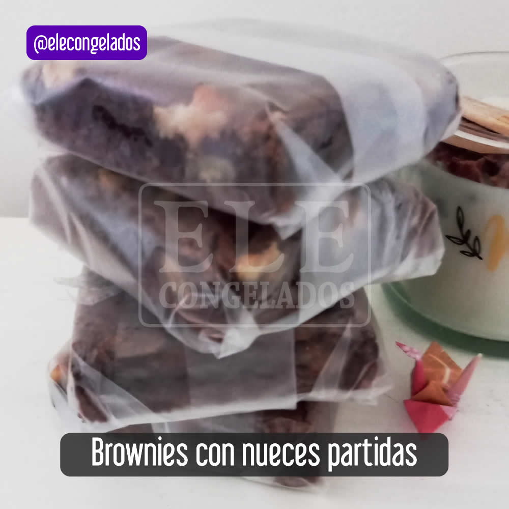 Brownies de chocolate con nueces