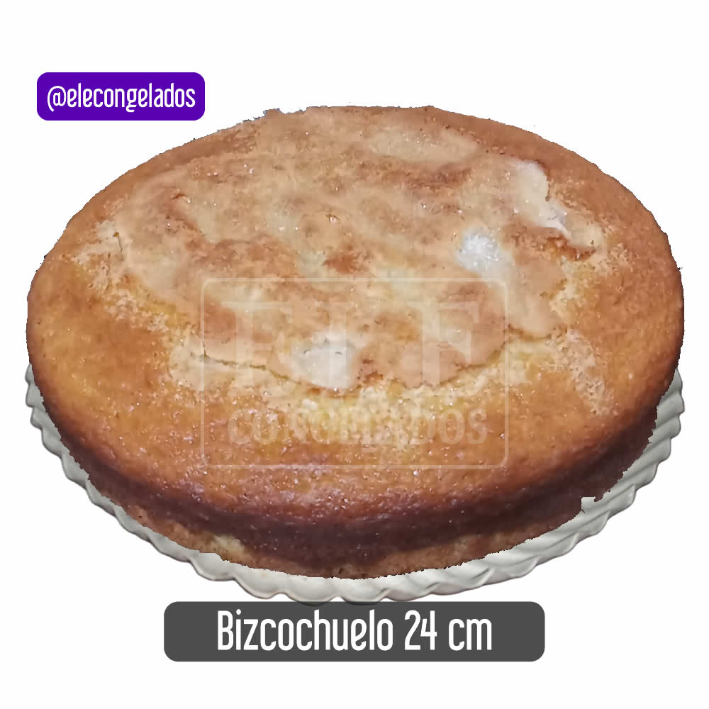 bizcochuelo sabor vainilla, limón o naranja