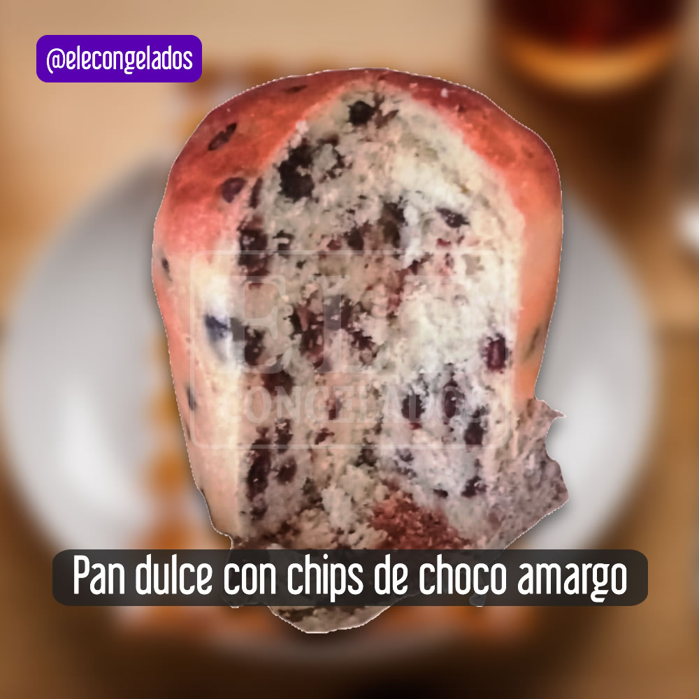 pan dulce con chips de chocolate