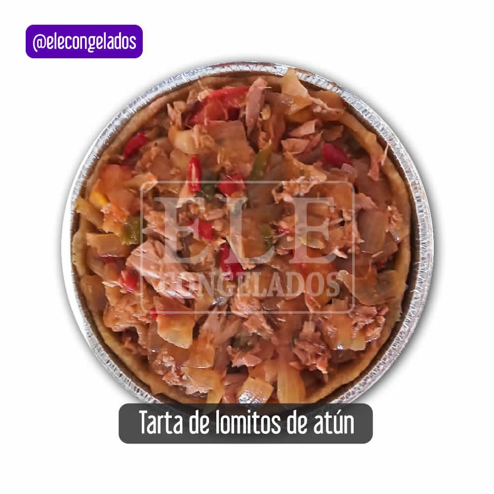 tarta individual de atún