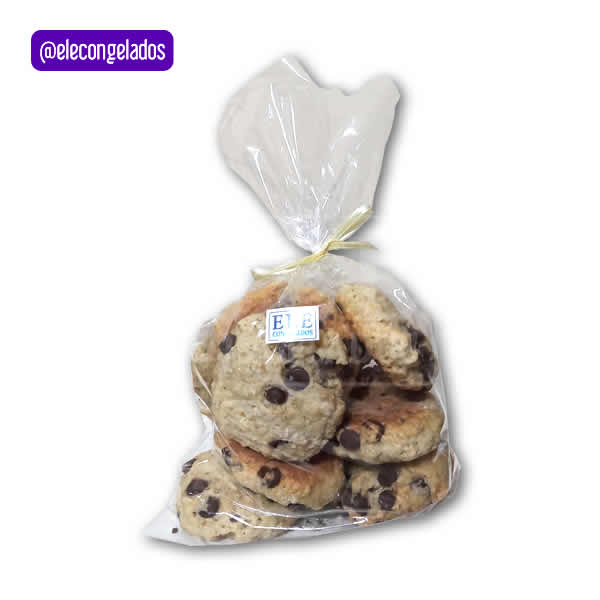 Cookies de avena con chips de chocolate