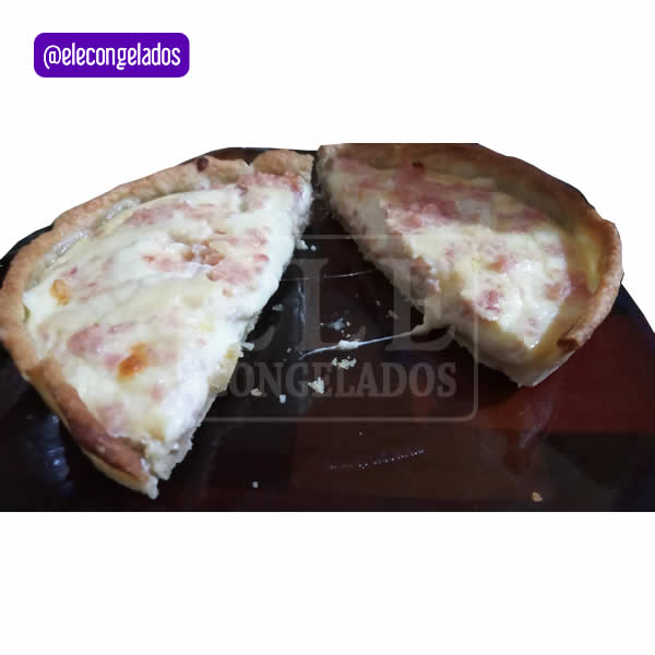 Tarta de jamón y queso